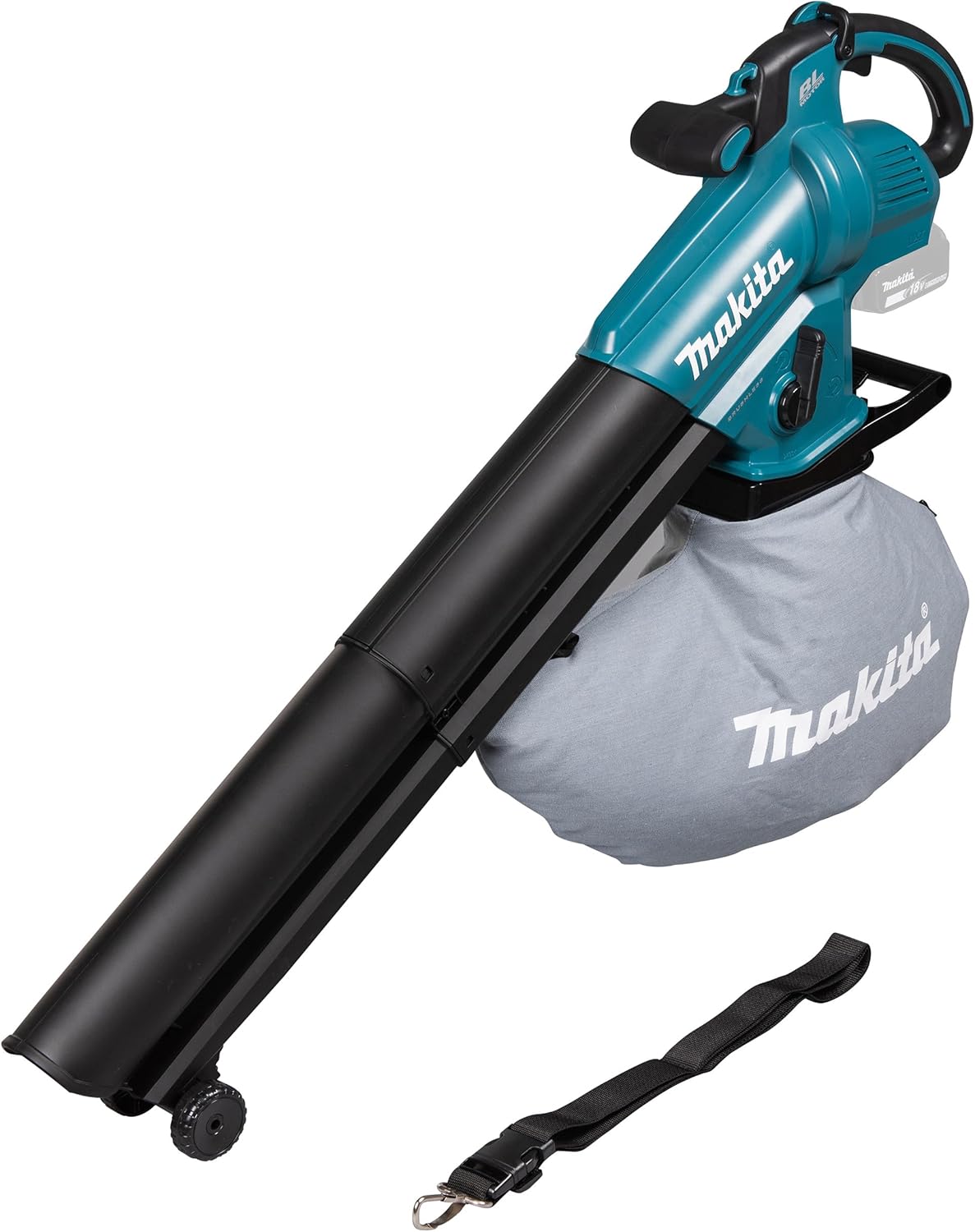 Makita DUB187Z Akku-Laubbläser & Laubsauger 18V – Handgerät mit Fangsack