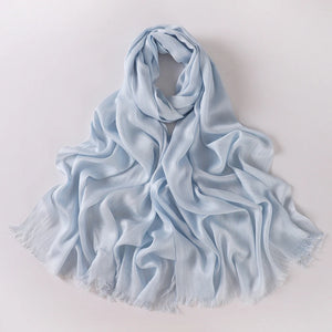 Hijab rayé fil doré – foulard femme léger style voile