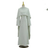 Abaya femme cape et perles – robe longue ample pour occasions