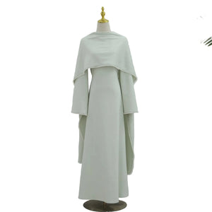 Abaya femme cape et perles – robe longue ample pour occasions