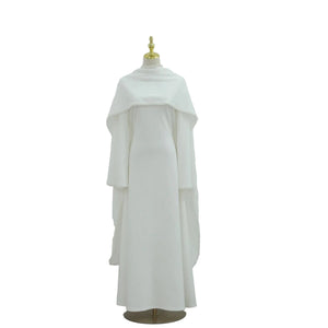 Abaya femme cape et perles – robe longue ample pour occasions