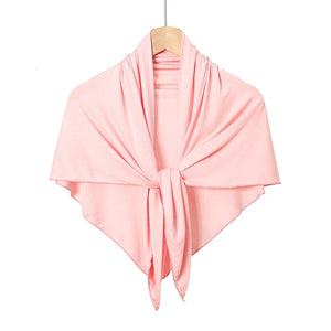 Hijab triangle uni femme – foulard léger et doux style turban