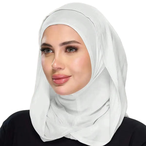 Sous-hijab femme stretch avec bandeau intégré